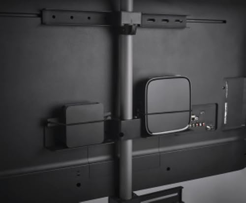 Miniatura 8 de One For All Soporte universal para TV Quadpod giratorio independiente, color gris de roble y pistola, WM7475