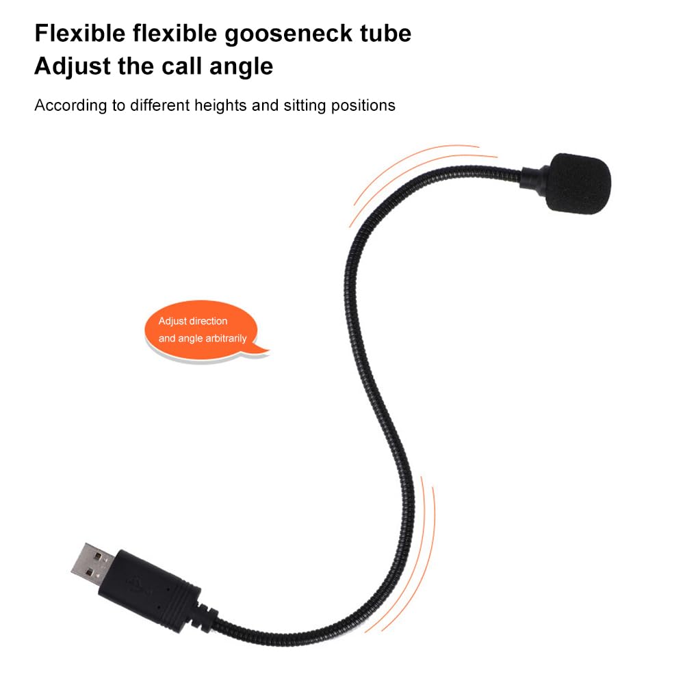 Microfono USB Mini Con Collo Di Cigno - 360° Omnidirezionale Per Registrazione E Live - Foto 9