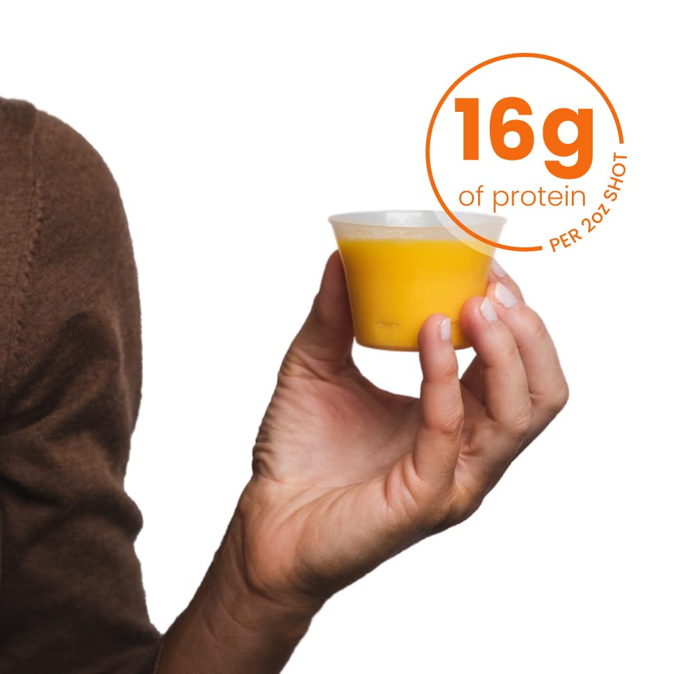 Vidafuel Protein Drink, 16g Protein per 2oz Shot, 32 fl oz Carton, 2 Pack, Citrus, Collagen and Whey Drink, No Artificial Sweeteners - Image 4