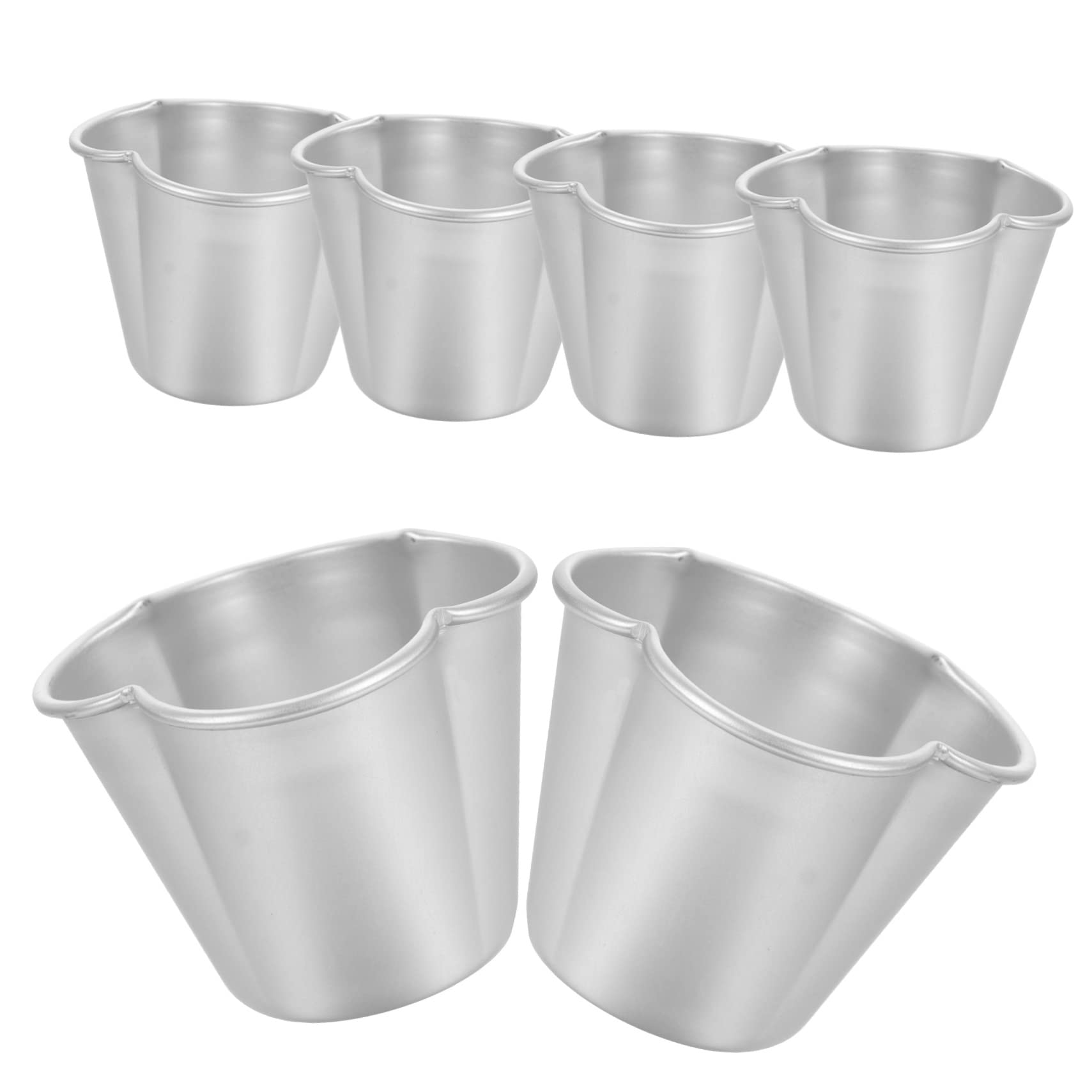 Amosfun Lot De 3 Moules À Muffins Antiadhésifs En Métal Pour La Cuisson Des Puddings Pour La Maison 6 Pièces X 3