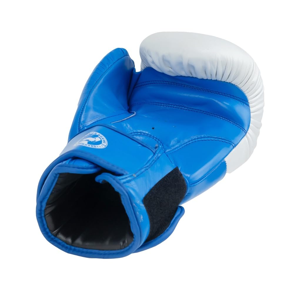 Booster - Guanti da boxe – Thunder Series 2 – blu/bianco – 16 oz