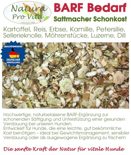 Barf Gemüse für Hunde kalorienarme Diät Sattmacher Schonkost hilft beim Abnehmen von Hunden Natura Pro Vita 1kg