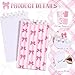 Faccito 24 Pcs Pink Bow Mini Notebook Cute Coquette Pink Party Favors Preppy Bow Small Notepads Coquette Pocket Spiral Journal for Birthday Party Supplies Classroom Rewards Gift, 2.4 x 3.9 Inch