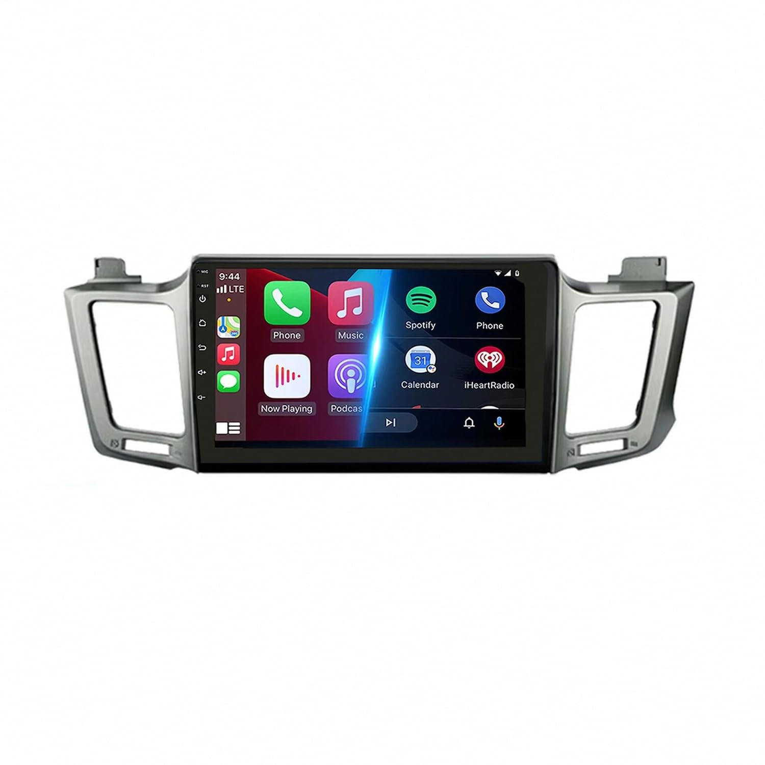 Car Stereo Carplay Radio de Coche para Toyota RAV4 2013-2018 Soporta Bluetooth, Control Volante, USB, WiFi, 4G, Mirror-Link, GPS Navegador/Radio FM, 8 Nuclear 4G+64G