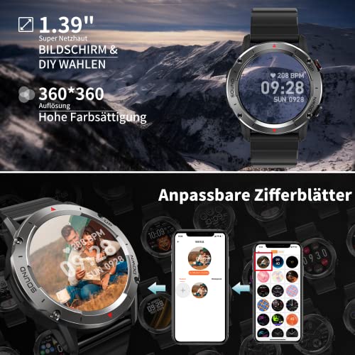 Smartwatch für Android Herren von PASONOMI
