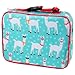 Insulated Durable Lunch Box Sleeve - Reusable Lunch Bag - Securely Cover Your Bento Box, Works with Bentology Bento Box, Bentgo, Kinsho, Yumbox (8"x10"x3") - Llama