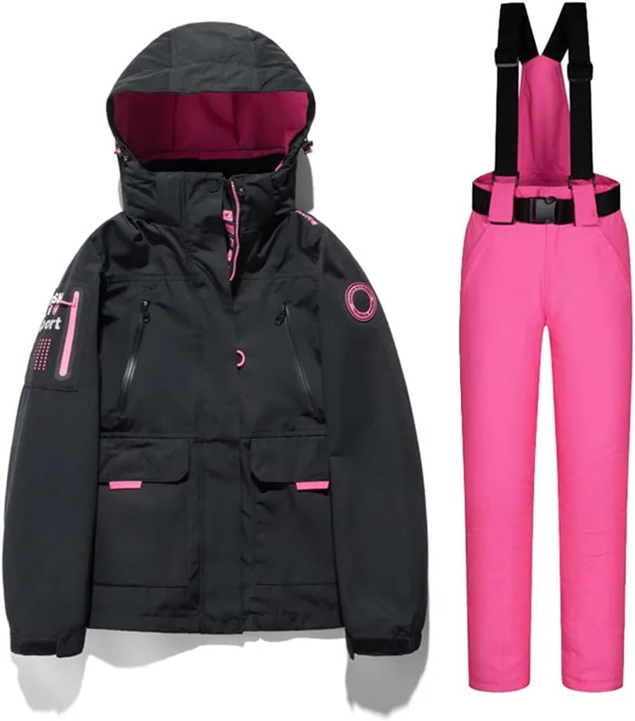 Women Winter Warm Snow Jackets And Pants Windproof Waterproof Snowboard Jacket Mountain Camping
