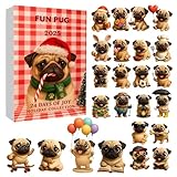 Compte à rebours sur le thème du carlin : le calendrier de l'Avent carlin est conçu pour rassembler les familles et offre une tradition amusante de compte à rebours de Noël où 24 charlins encouragent chaque jour des moments d'interaction familiale. Cela ajoute de la chaleur et de l'excitation à vos fêtes de vacances. Le calendrier de l'Avent avec son design carlin fait du compte à rebours de Noël une expérience unique pleine de joie familiale et d'ambiance festive tout au long de l'Avent