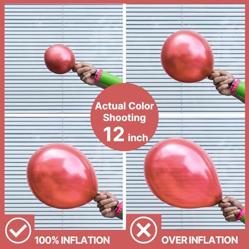 Image of PartyWoo Metallic Pink Balloons 100pcs 5 Inch Chrome Hot Pink Magenta Fuchsia Balloons for Birthday Anniversary Bachelorette Wedding Baby Shower Gender Reveal 1950s Party Decorations Pink-G104