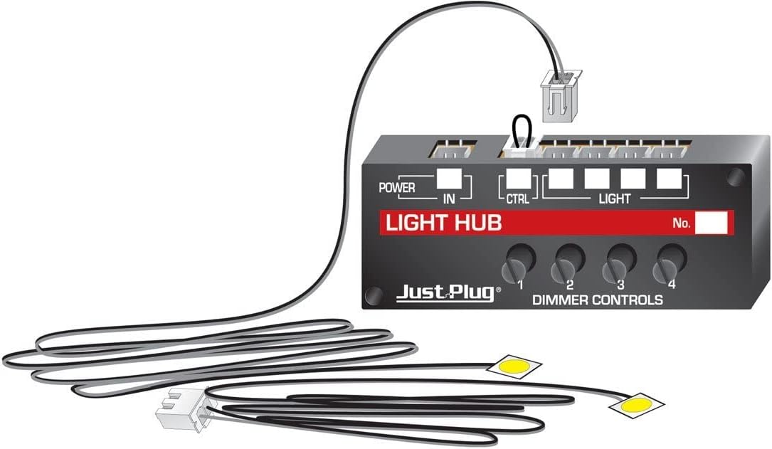 Just Plug Lighting System Lights & Hub Set
