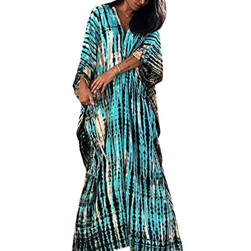 Robe de plage imprimée et ample pour femmes d'été - 7