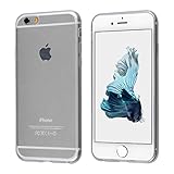 iPhone 6 Case, [Clear] K-Defense Ultra Hybrid Crystal Clear hard back panel and soft protective bumper phone case for Apple iPhone 6 [4.7inches] (Crystal Clear)