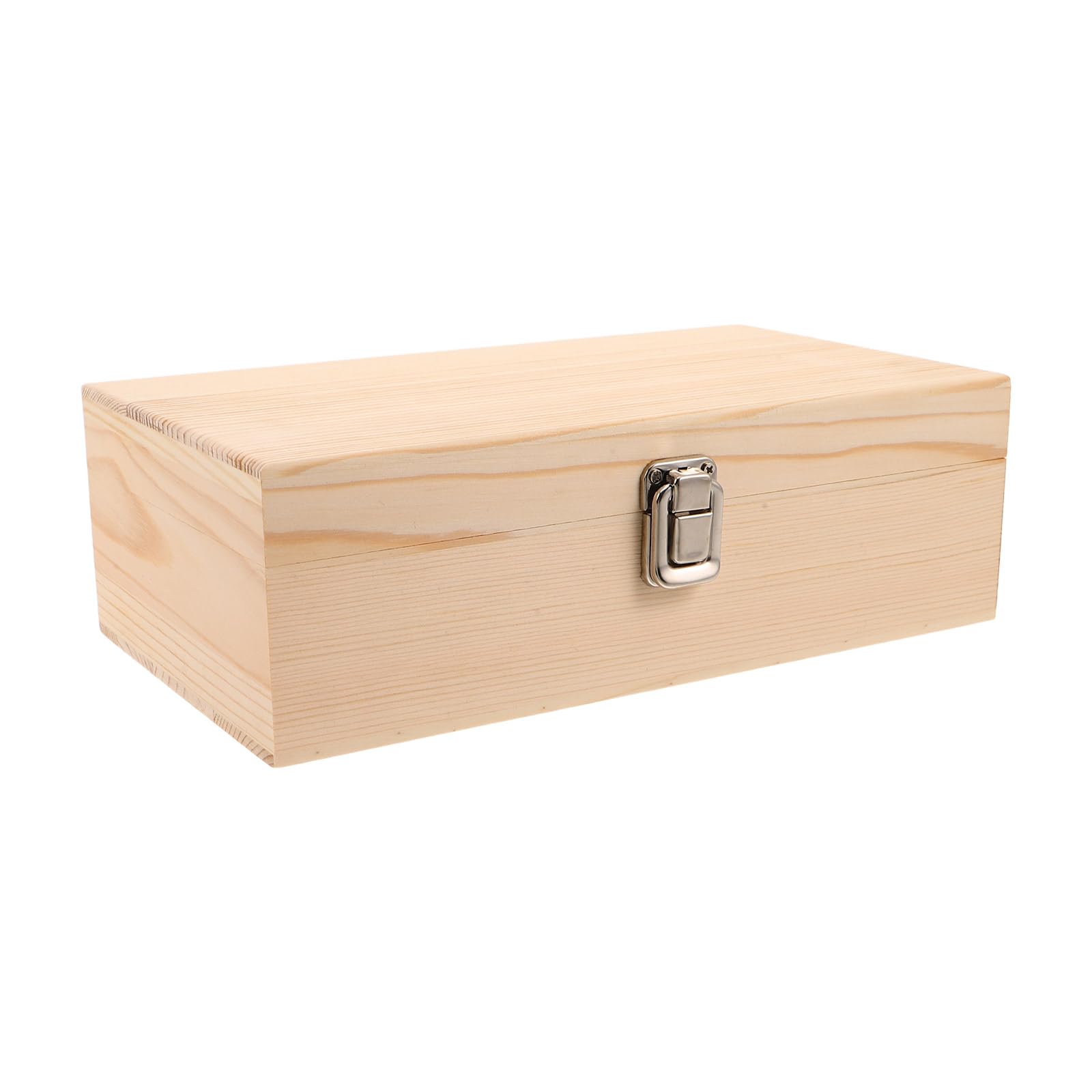 OSALADI Organizer Custodia Compatta per Batterie Aa in Legno con 55 Scomparti Protettivi e Rivestimento in Spugna per Casa e Viaggio