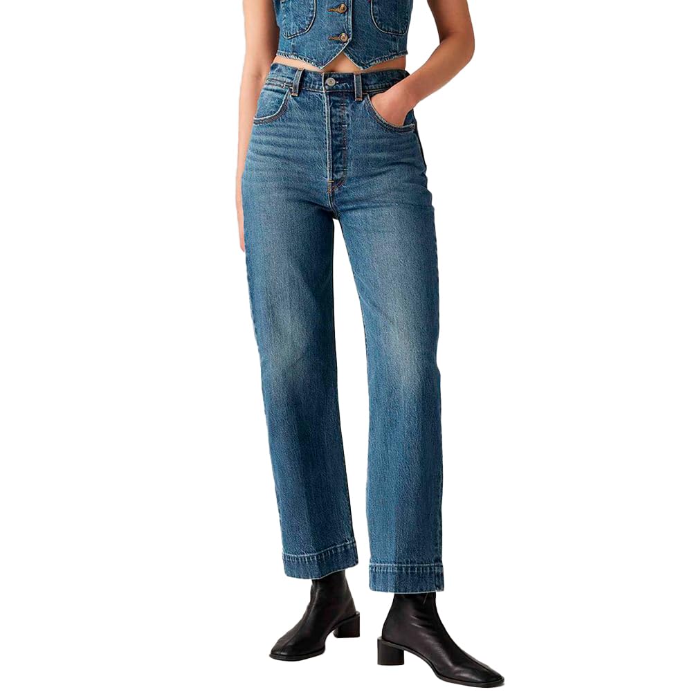 Levi's Ribcage Straight Ankle Tailored Jeans Jeans Donna
