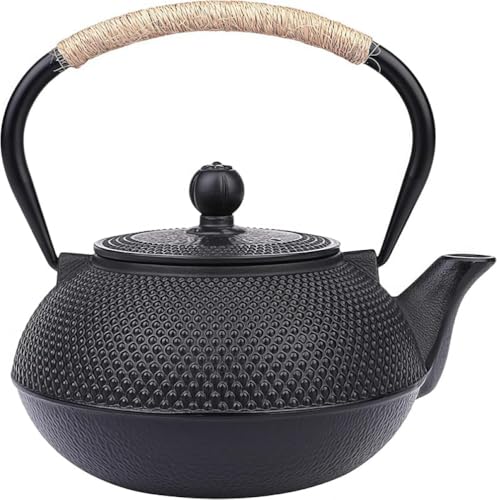 Zxyler ティーポット 南部 鉄器 急須 鉄瓶 直火 きゅうす 鋳鉄 鍋敷 アウトドア 煮茶 焼水 鉄瓶 鉄分補給 ティーポット