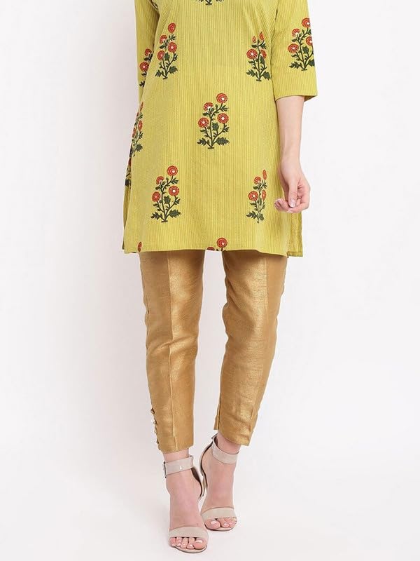 Women's Cotton Silk Pants-picture-12