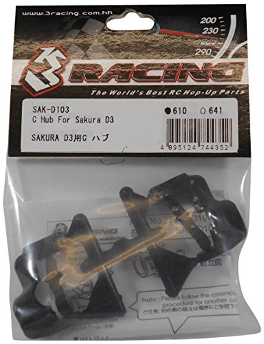 3 Racing SAK-D103 hub C para Sakura D3 (Tres Racing)