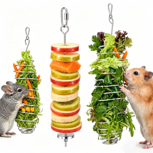 3 Pcs Jouet Hamster et Accessoire Cochon d'Inde,...