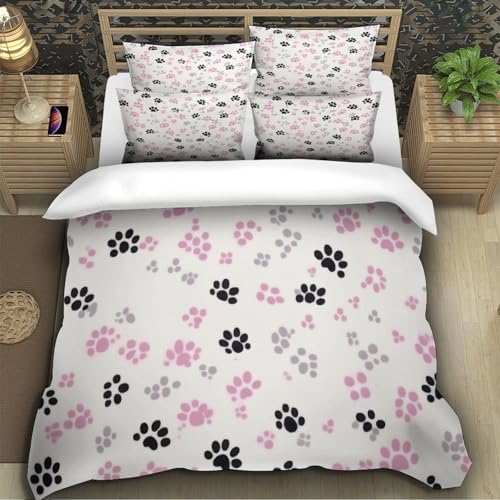 Housse de couette pingouin en microfibre douce et résistante pour grand lit - 5