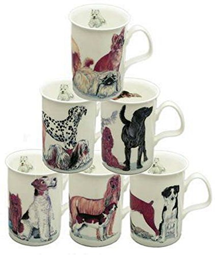 Roy Kirkham Lancaster Mug, Dogs Galore, Set Of 6 #TOP9