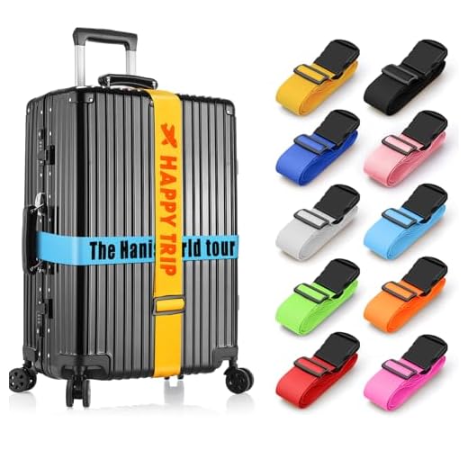 Custom Embroidered Luggage Straps - 10 Pack