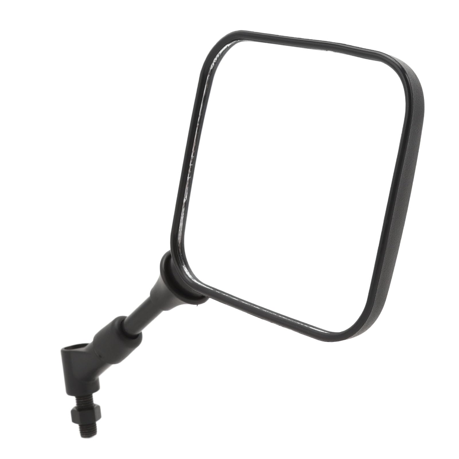 Keenso Specchietti Retrovisori Universali per Moto Specchietti Retrovisori Quadrati Regolabili a 360 Gradi con Bulloni Filettati da 10mm per la Maggior Parte delle Motociclette, Bici da