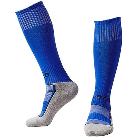 Calcetines de fútbol para niños EQLEF, largos, cómodos y transpirables Cover