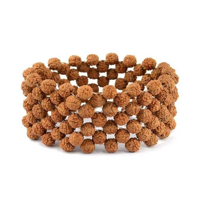 ishaSpirituals Original Rudraksha Bracelet 6 mm Beads for Men and Women (Colour : Brown) 4 Line Rudraksha Bracelet (B0CYJ2CS8C) Amazon Price History, Amazon Price Tracker