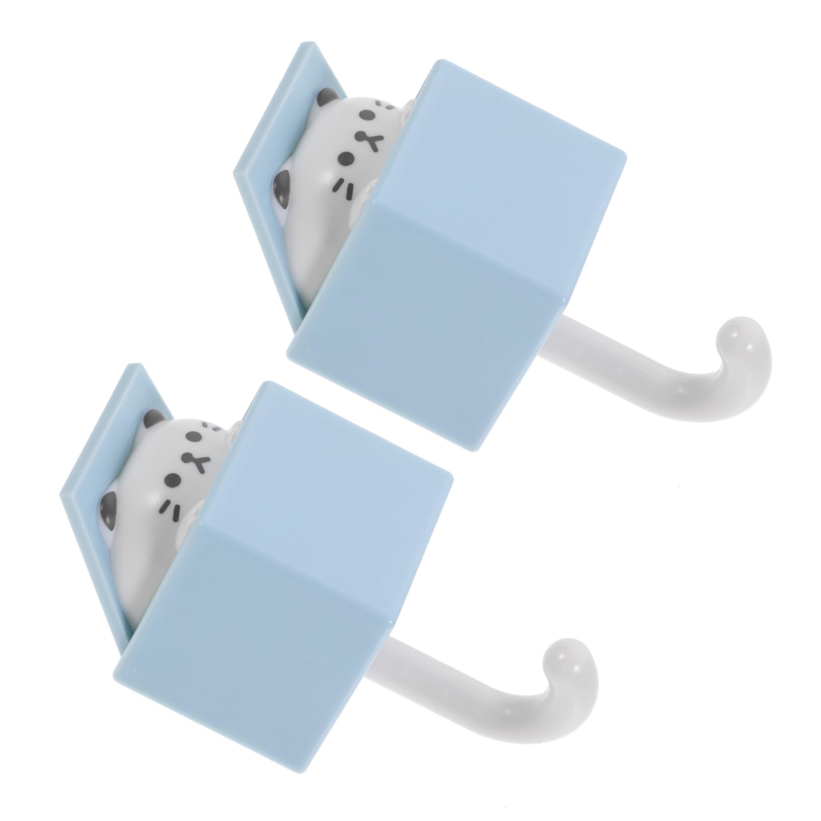 SHINEOFI Perchero Sin Perforaciones Toalla Ducha Ganchos De Pared Para Colgar Ropa Percha Colgador De Llave Gancho De Baño Gancho De Pared Ganchos De Baño El Plastico 2 Piezas X 4