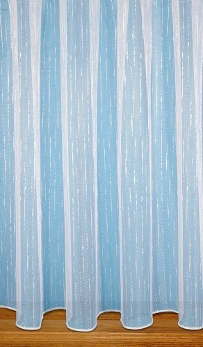 John Aird Brooklyn Slub Design Lead Weighted Net Curtain Sold By The Metre (Drop: 81" (206cm)