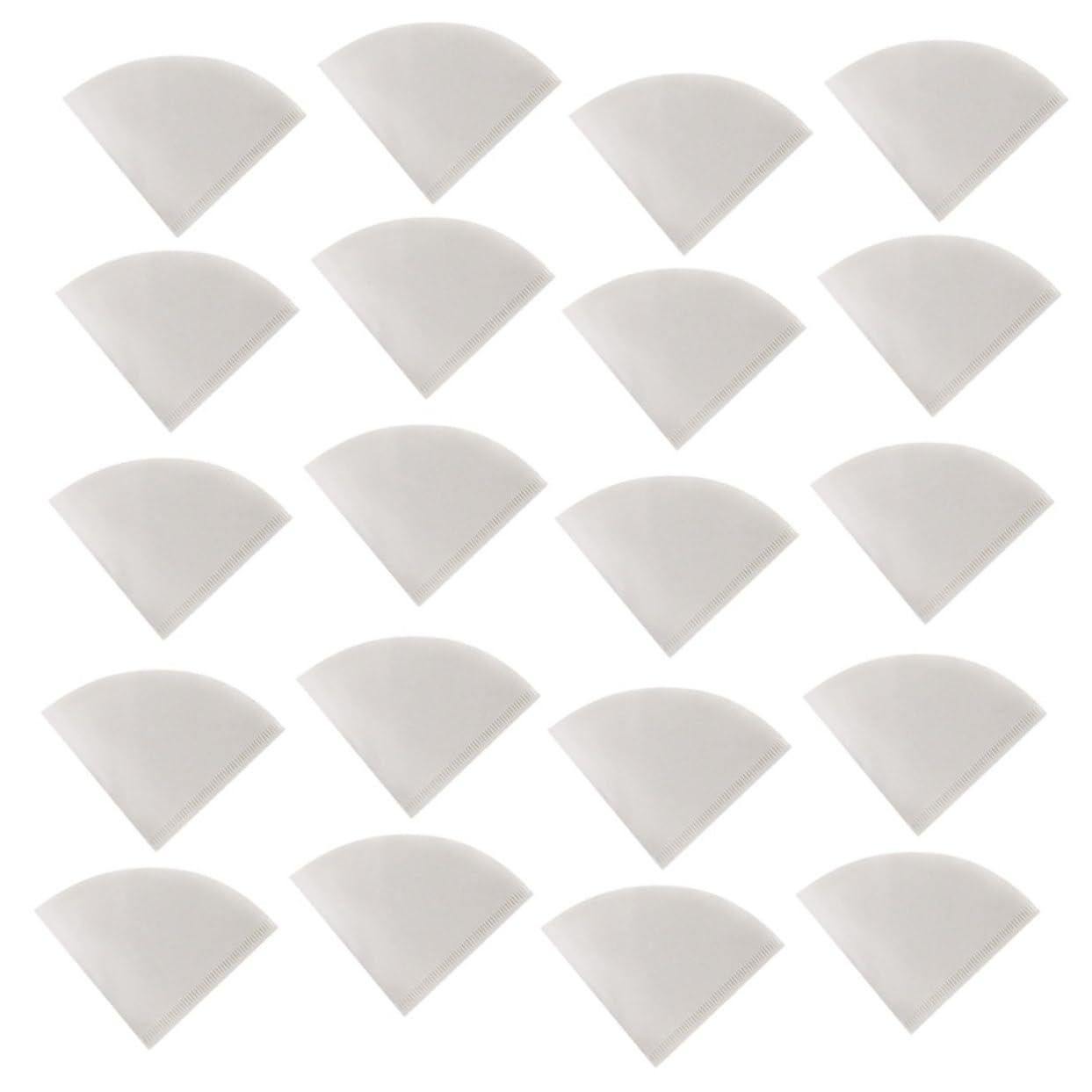 BRIGHTFUFU 50pcs V02 Filter Paper Medium Flow Rate Qualitative Filter Paper Coffee Easy to Hang