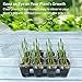 KORAM 10-Pack Seed Started Tray 120 Cells Clear Seedling Starter Tray Humidity Adjustable Seed Starter Kit with Lid Base Plant Tags and Hand Tool Kit (C12)