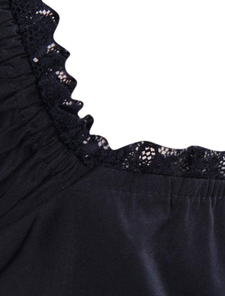 Womens Classic Black Layered Lace-up Goth Lolita Dress - Image 5