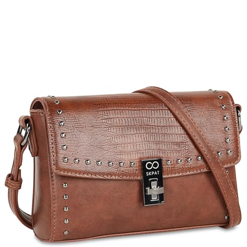 SKPAT Bolso, Bandolera Mujer, Marron, Talla Única