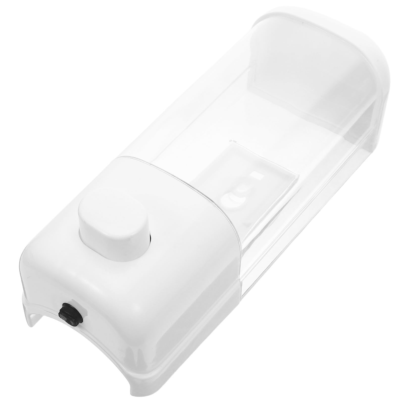 Veemoon Dispensador de Jabón Líquido Montaje en Pared 500ml de Pared Manual de Plástico Blanco 2 Unidades y Operación Manual para Cocina y Hospital