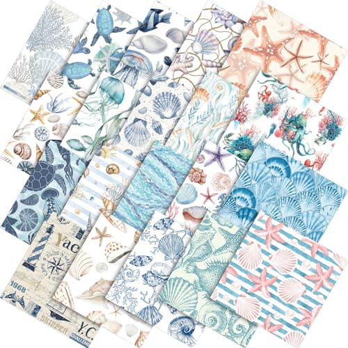Tudomro coastal fabric squares