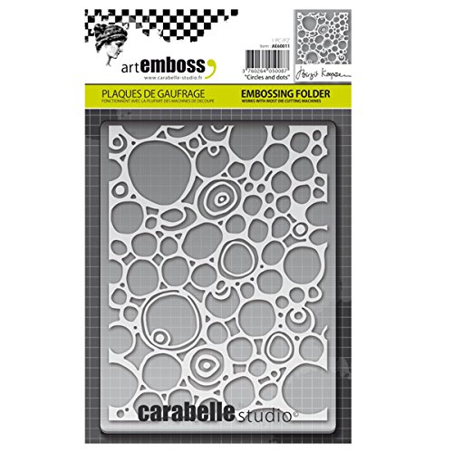 Carabelle Studio AE60011 Embossing Folder Classeur de gaufrage Plastique Transparent 10,8 x 14,6 x 0,11 cm