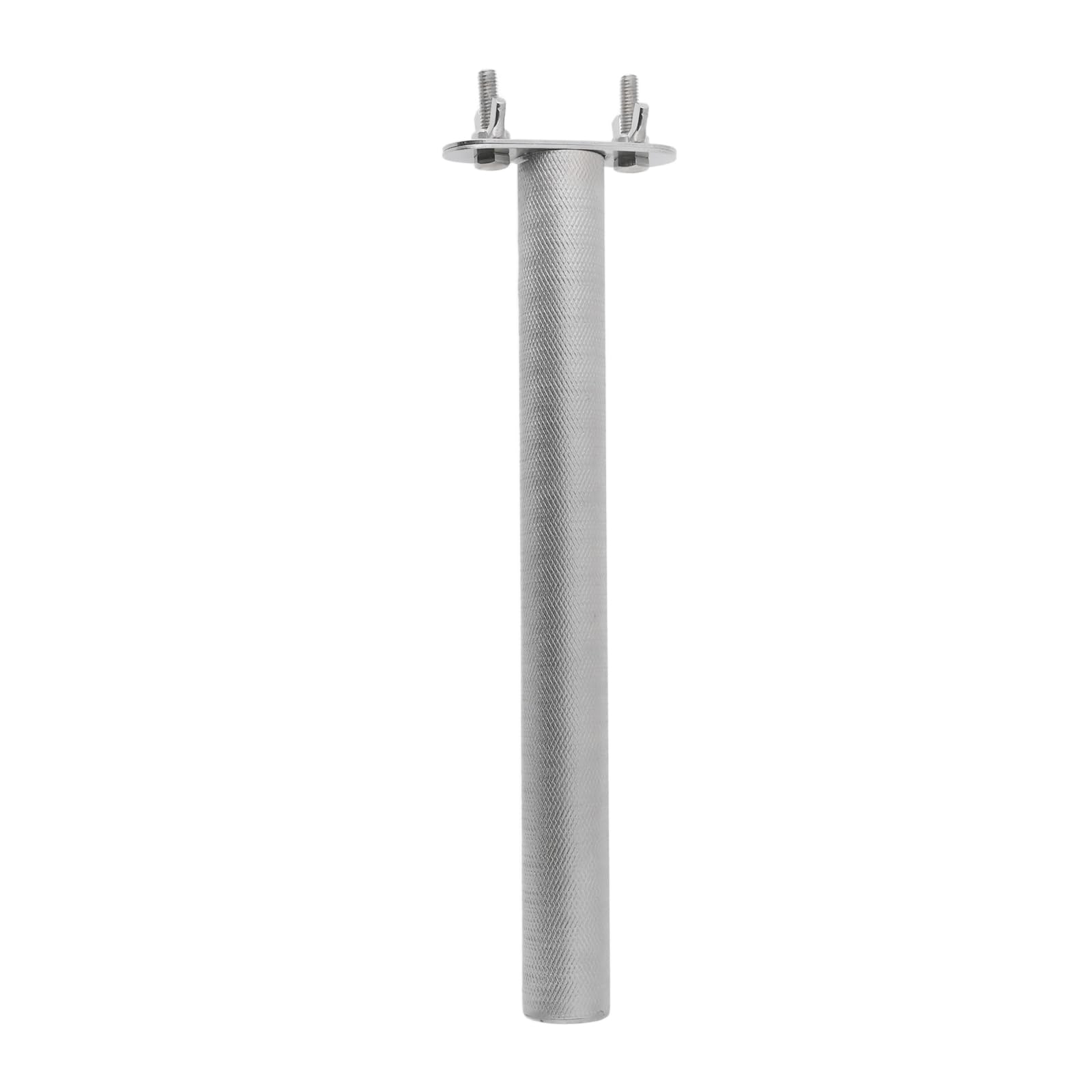eMagTech Bird Perch Stainless Steel Parrot Perch Stand Branch for Parakeet Cockatiel Conure African Grey Small to Medium Birds(25x2.5cm)