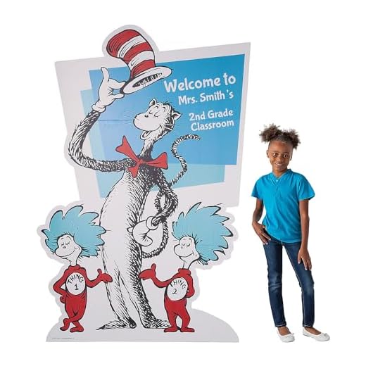 Personalized Cat in the Hat Stand-Up