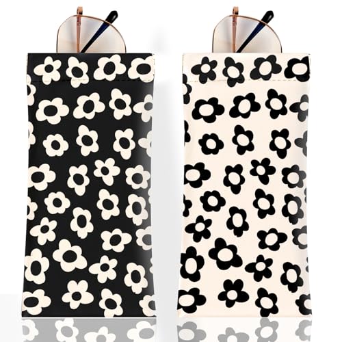 Anikathy Sunglass Case with Cleaning Cloth (2 Pcs)