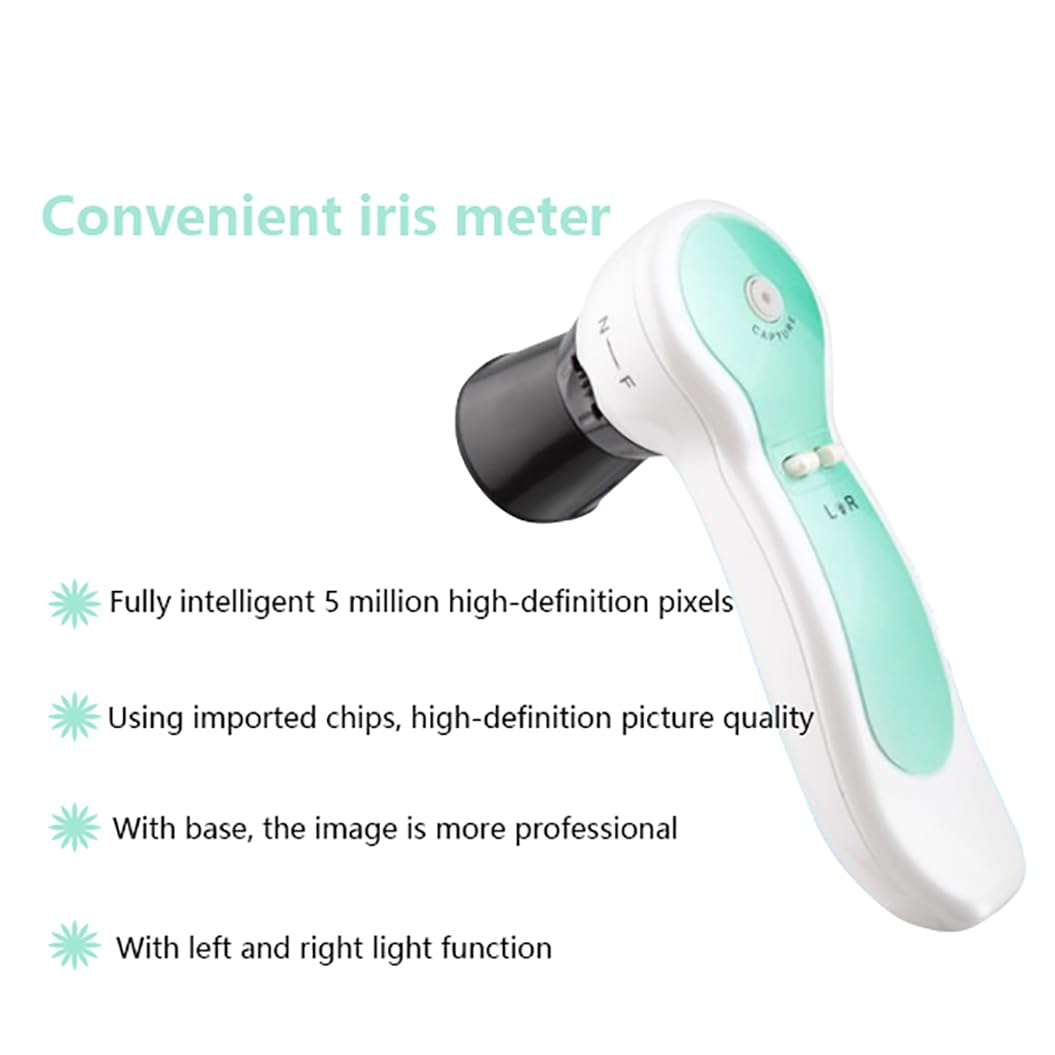 Analizzatore Dell'iride Iridologia,Fotocamera per iridologia con analizzatore dell'iride USB,analizzatore dell'iride,5mp,per Centro Benessere, Salone di Bellezza, Spa A