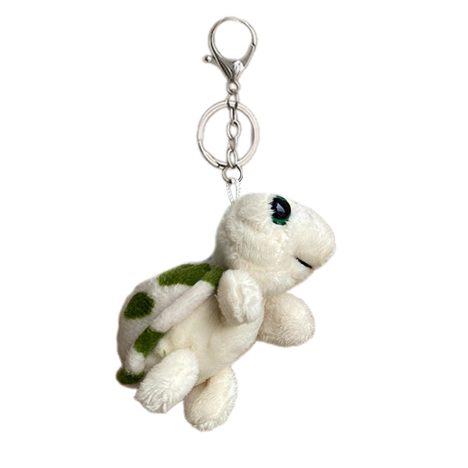 Ldabrye Keychain for Women Cartoon Plush Turtle Charm Keychains Cute Plush Stuffed Ornament Pendant Keyring Cute Keychain Accessories for Backpacks Wallets Key Chain Gift for Family Friends