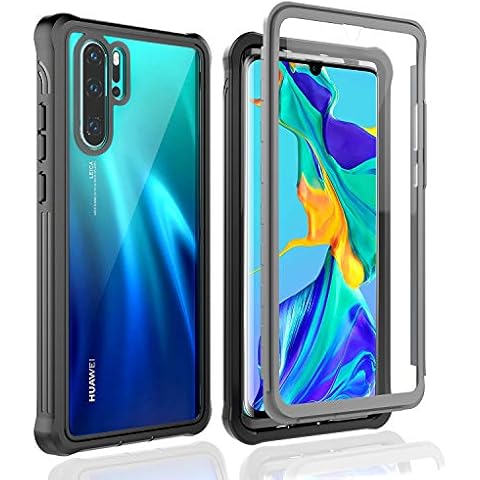 Huawei P30 Pro Case, P30 Pro New Edition Case, Owkey Full Body Protection Rugged Case Shockproof Anti-scratch Protective Cover Built-in Screen Protector for P30 Pro 2019 | P30 Pro New Edition 2020 Cover