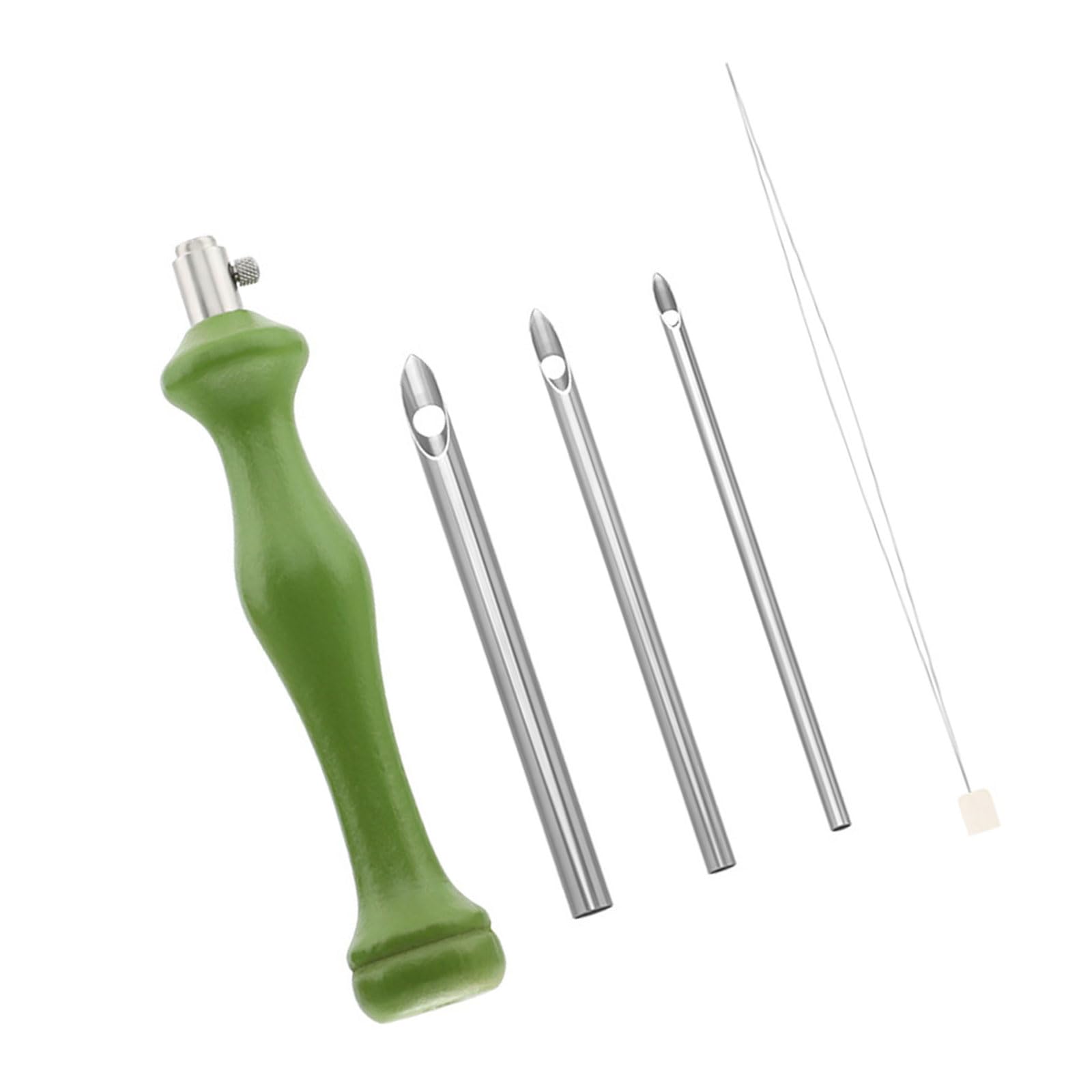 carotoe Punching Needle Embroidery Set for Beginner Stitching Craft, Wood Handle Embroidery Pen for Embellishments Handcraft Needlework