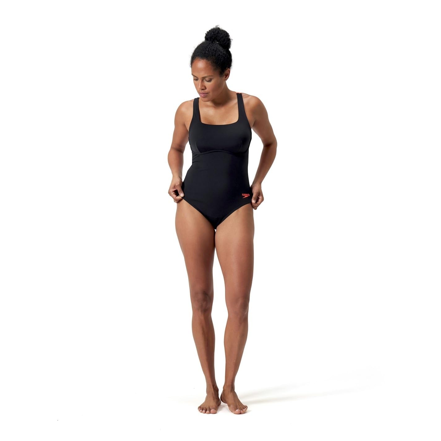 Speedo Damski strój kąpielowy ze zintegrowanym biustonoszem, pływanie, fitness, trening