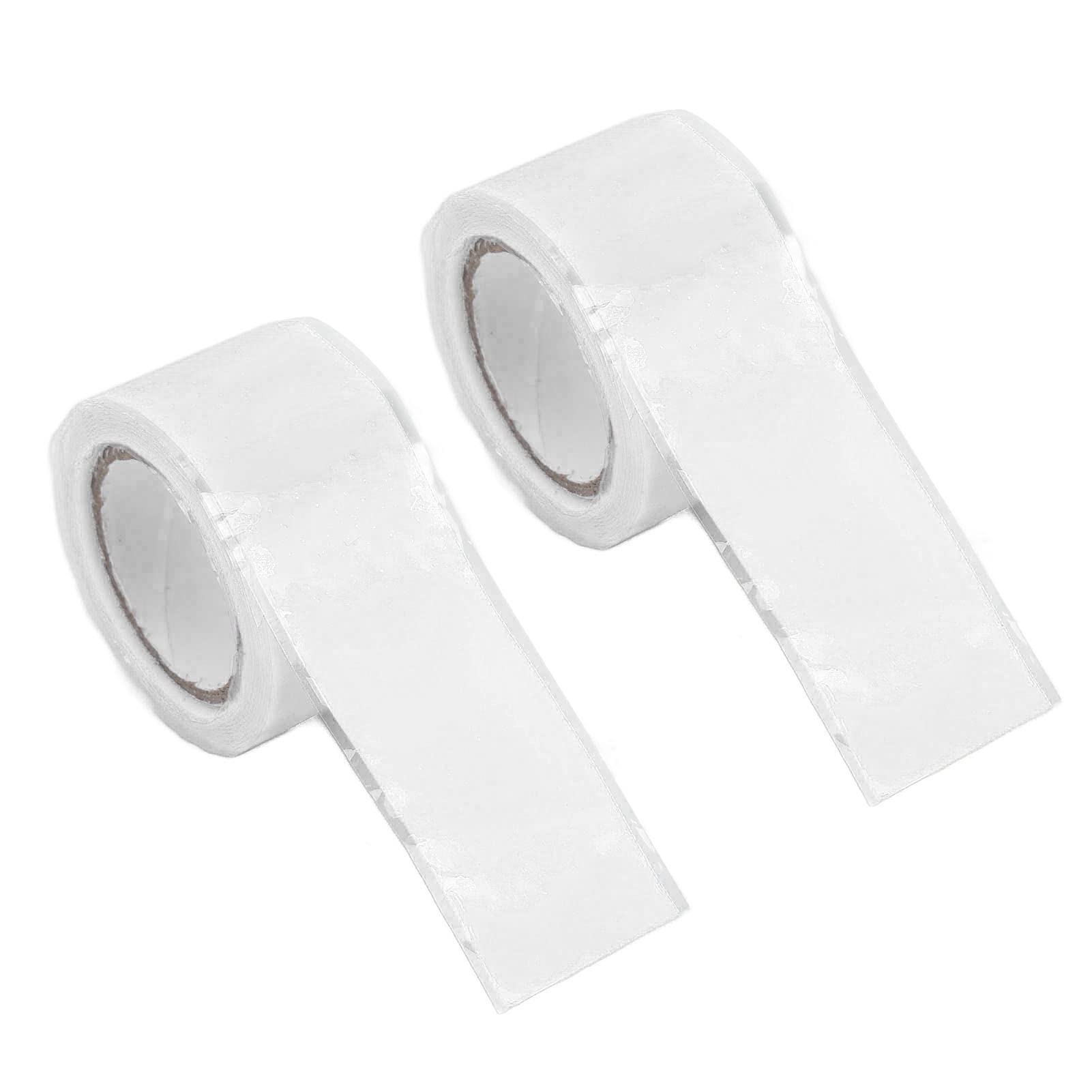 RIZGHWOY Wodoodporna taśma silikonowa do naprawy rur wodnych - bezpieczna i przyjazna dla środowiska, dobra izolacja, 2 szt. (WHITE)