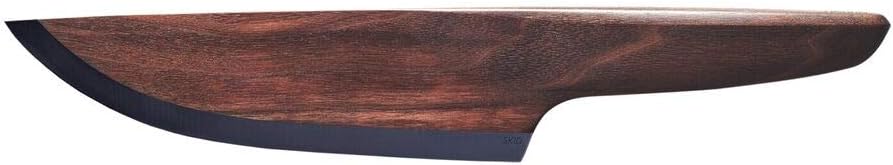 Lignum Skid Chef's Knife | Walnut Wood - Titanium Coated Steel