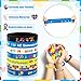 JUNEBRUSHS 42pcs Autism Awareness Silicone Bracelets Colorful Puzzle Pieces Inspirational Rubber Wristbands Accessories for Kids Adults Autism Awareness Party Decorations Gift Supplies (7 Designs)