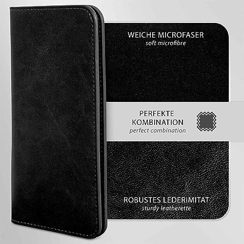 Funda para Huawei nova 10 SE funda con tapa de piel vegana moex 4