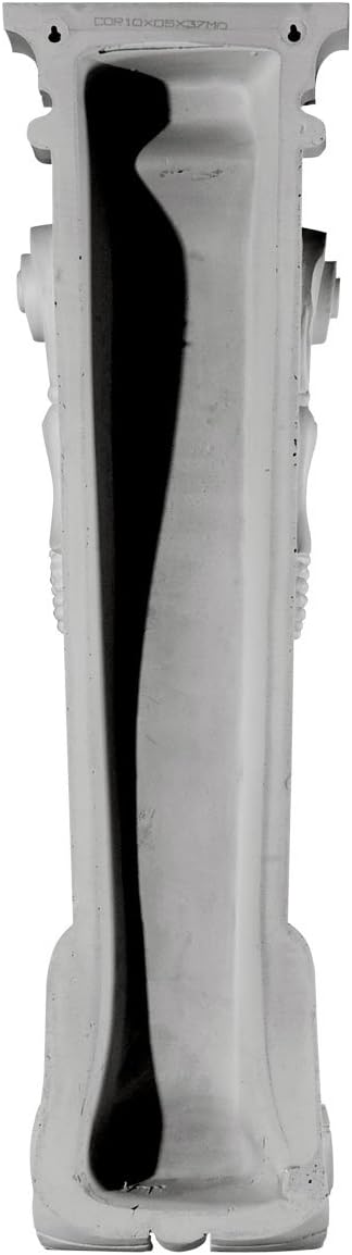 Ekena Millwork COR10X05X37MO 10 1/8-Inch x 5 7/8-Inch x 37-Inch Monique Corbel , White